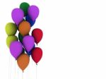 Balloons Multicolor Stock Photo