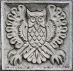 Bas-relief Of Fairytale Owl Stock Photo