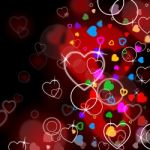 Heart Background Indicates Backgrounds Affection And Passion Stock Photo