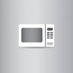 Microwave Oven Flat Icon   Illustration  Stock Photo