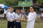 Bangkok, Thailand - Nov 2016: In The Nov 23, 2016. Youth Soccer Match, In Pieamsuwan Elementary School Stock Photo