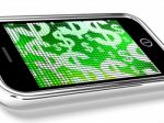 Smartphone With Dollar Symbol Stock Photo