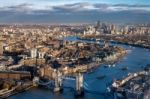 View From The Shard In London Stock Photo