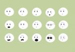 Cute Faces Emoji Stock Photo