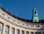 Old County Hall Building On The Southbank Of The River Thames Stock Photo