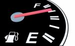 Fuel Gauge Showing Full Stock Photo