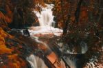 Knyvet Falls In Cradle Mountain Stock Photo