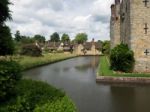 Houses In The Grounds Of Hever Castle Stock Photo