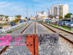 Faro, Southern Algarve/portugal - March 7 : View Of The Railway Stock Photo