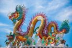 Dragon Chinese In Thailand Stock Photo