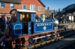 Bluebell Steam Train At Sheffield Park Station Stock Photo