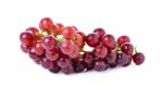 Grapes Isolated On Over White Background Stock Photo