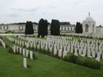 Tyne Cot Cemetery Stock Photo