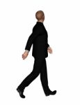 3d Rendering Of Full Length Businessman In Everyday Actions Stock Photo