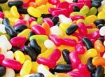 Multicolored Sweet Jelly Beans  Stock Photo