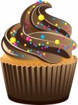 Piece Of Cupcake Stock Photo