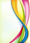 Swirly Colorful Background Stock Photo