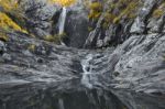 Cedar Creek Falls In Mount Tamborine Stock Photo