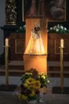 Interior View Of The Collegiate Church Of St Michael In Mondsee Stock Photo