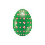 Easter Egg Realistic Color Design  Illustration Stock Photo