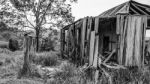 Abandoned Outback Farming Shed In Queensland Stock Photo