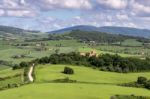 Val D'orcia, Tuscany/italy - May 17 : Farmland In Val D'orcia Tu Stock Photo