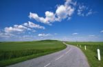 Countryside Road Stock Photo