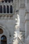 Hungarian Parliament Building In Budapest Stock Photo