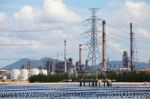 Oil Refinery Plant Stock Photo