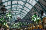 Christmas Decorations At Covent Garden Stock Photo