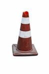 Old Traffic Cone Stock Photo