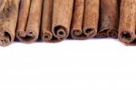 Pile Of Cinnamon Spice Quills Stock Photo