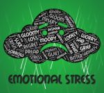 Emotional Stress Indicates Soul Stirring And Emotive Stock Photo