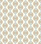 Brown Abstract Lotus Seamless Pattern On Pastel Background Stock Photo