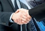 Business Deal Finalized, Congratulations! Stock Photo