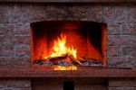 Fireplace Stock Photo