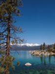 Landscape Of Lake Tahoe Stock Photo