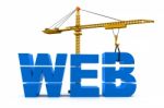 Website Construction Stock Photo