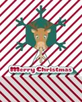 Reindeer Christmas Card Stock Photo