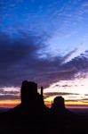 Scenic View Of Monument Valley Utah Usa Stock Photo