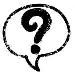 Question Marks In Speech Bubble Icon Stock Photo