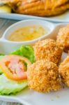 Fried Shrimp Stock Photo