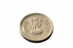 Indian Coin Stock Photo