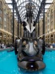 The Navigators By Sculptor David Kemp At Hays Galleria In London Stock Photo