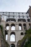 State Castle And Chateau Complex Of Cesky Krumlov Stock Photo