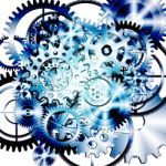 Gears Wheels Design Stock Photo