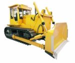 Heavy Crawler Bulldozer  Isolated Stock Photo