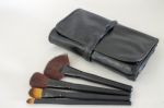 Make Up Brushes Set Stock Photo