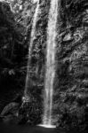 Twin Falls Waterfall Located In Springbrook National Park Stock Photo