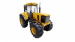 Farm Tractor Isolated Stock Photo